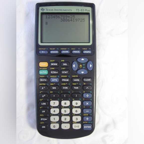Graphics Calculator From Texas Instruments, Model Ti 83 Plus - Picture 1 of 2